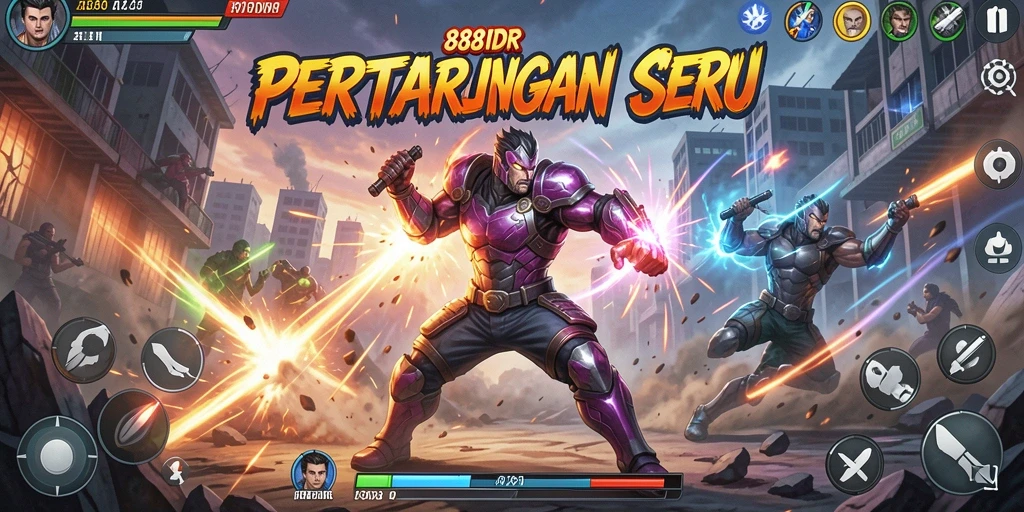 Tampilan gameplay seru dari 888IDR dengan aksi mendebarkan.