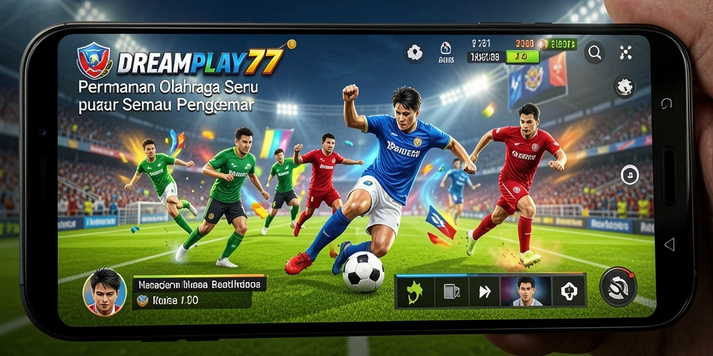 Tampilan menarik dari gameplay <strong>DREAMPLAY77</strong> yang penuh aksi olahraga.