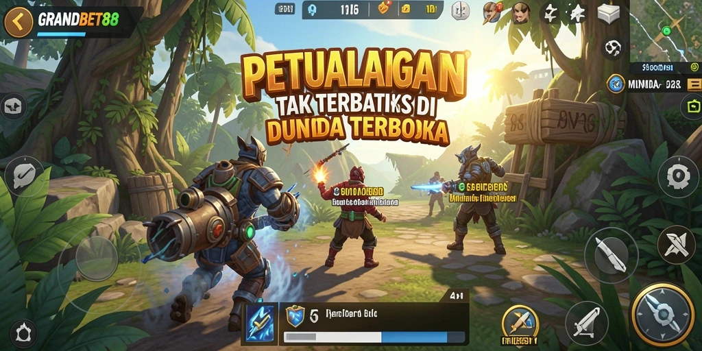 Menjelajahi dunia terbuka yang indah dalam GRANDBET88.