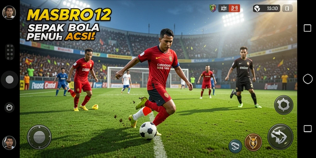 Tampilan gameplay MASBRO12 yang menegangkan dan realistis.